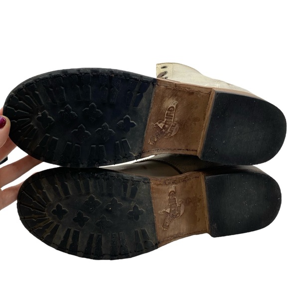 Freebird by Steven Womens Boots Manchester Combat Boots Sz 10 Distressed Leather - Picture 12 of 16